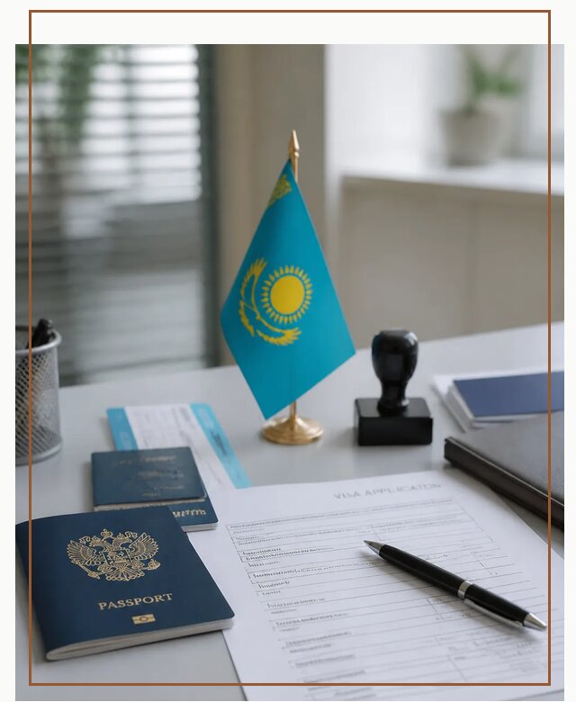 Оформление визы в Казахстан для поездки и работы в Видном
