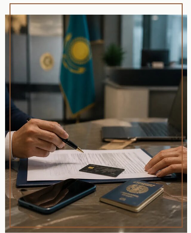 Открытие счета и банковской карты в Казахстане в Видном